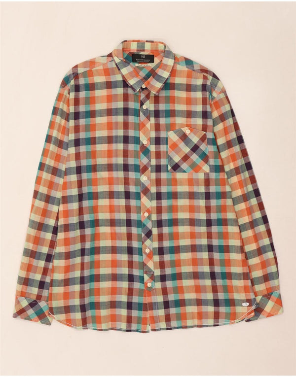 Camisa Hombre Scotch & Soda 2XL Algodón A Cuadros Multicolor