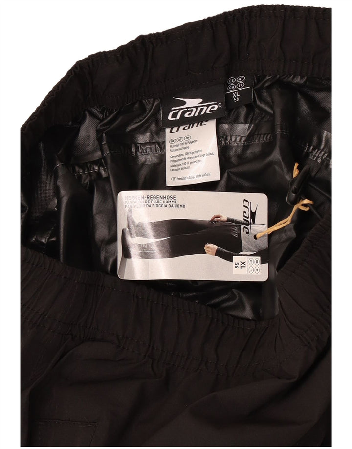 Pantalón Impermeable Crane Hombre XL Negro Poliéster