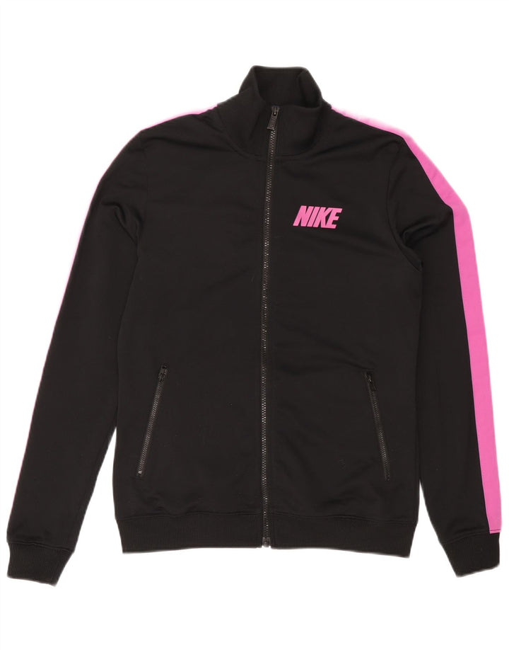 Nike - Chaqueta de chándal para mujer, talla M, color negro, poliéster