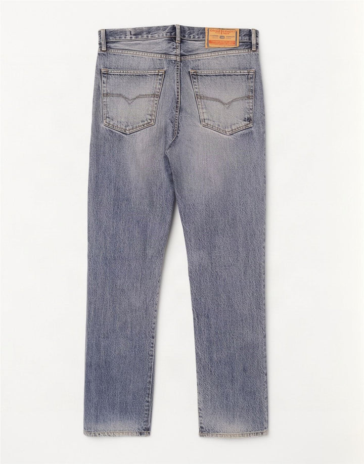 Diesel Vaqueros Rectos Hombre W34 L30 Algodón Azul