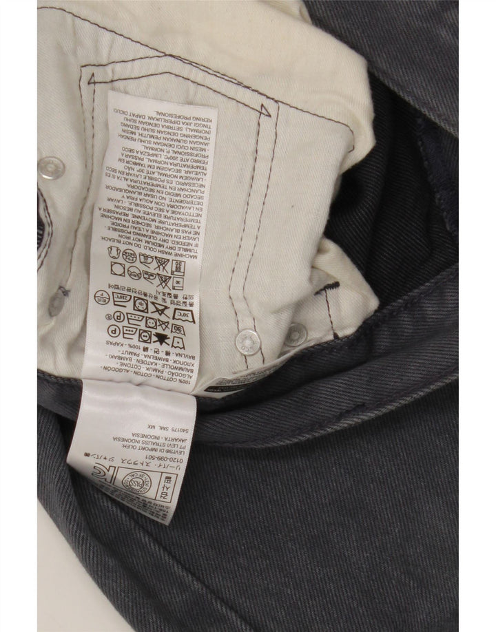 Levi's Vaqueros rectos 501 para hombre W32 L32 Algodón gris