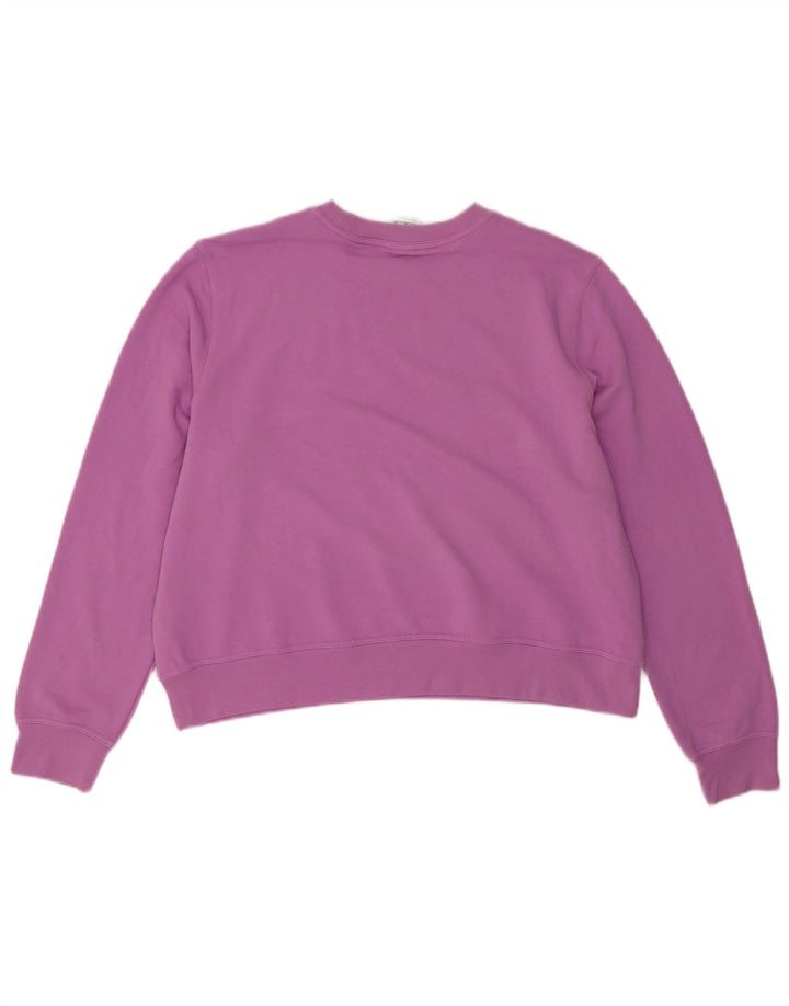 Nike Dri Fit Sudadera extragrande para mujer UK 40 XL Poliéster morado