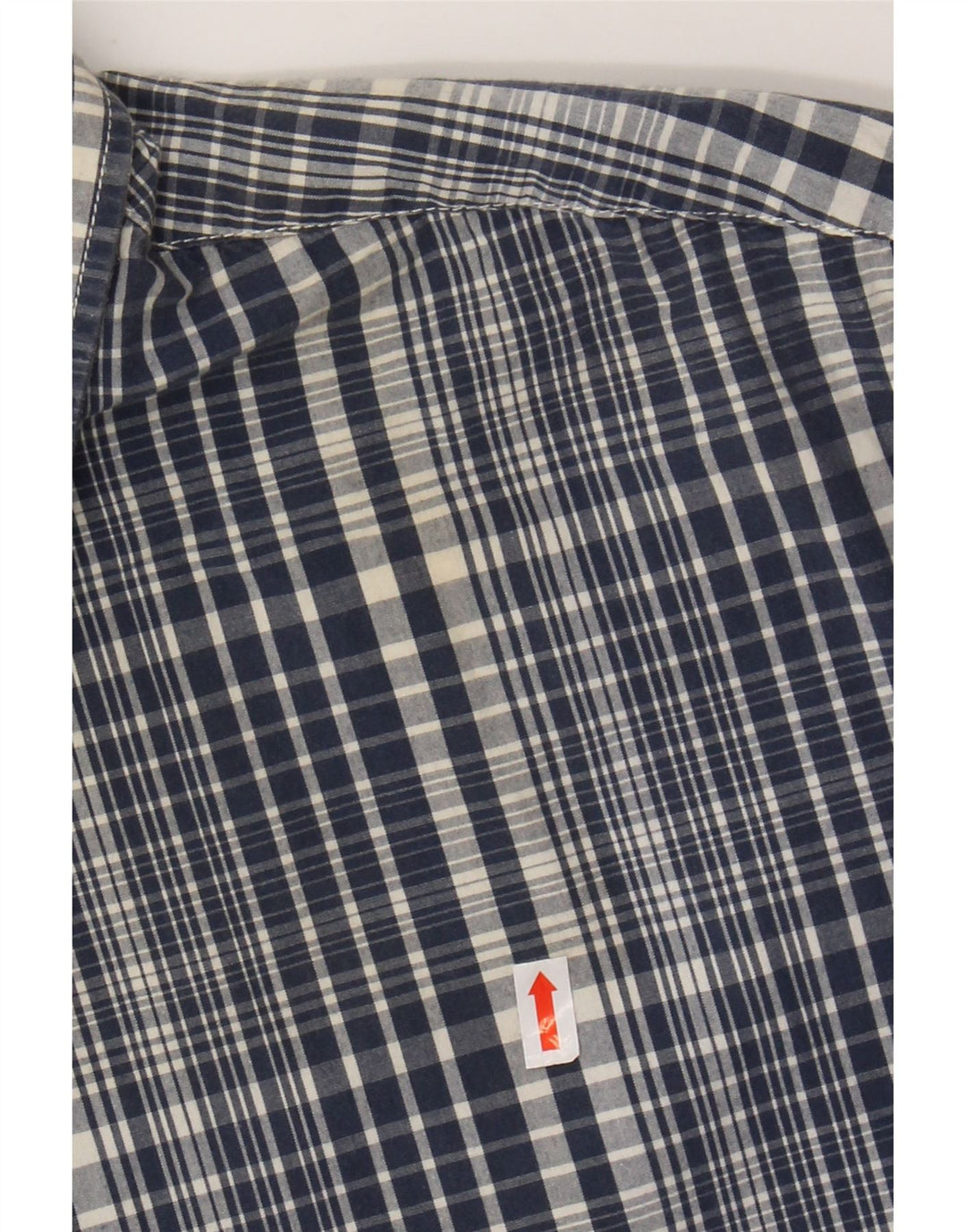 Levi's Camisa de corte clásico de manga corta para hombre de algodón a cuadros azul marino grande