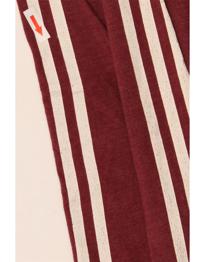 Adidas Hombre Top Manga Larga Algodón Burdeos Medio