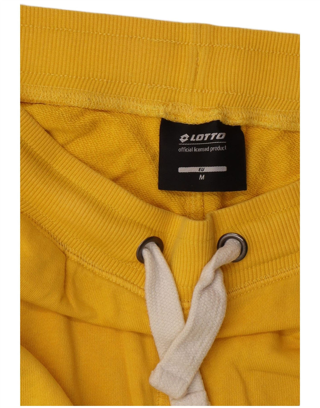 Lotto Hombre Shorts Deportivos Gráficos De Algodón Amarillo Medio