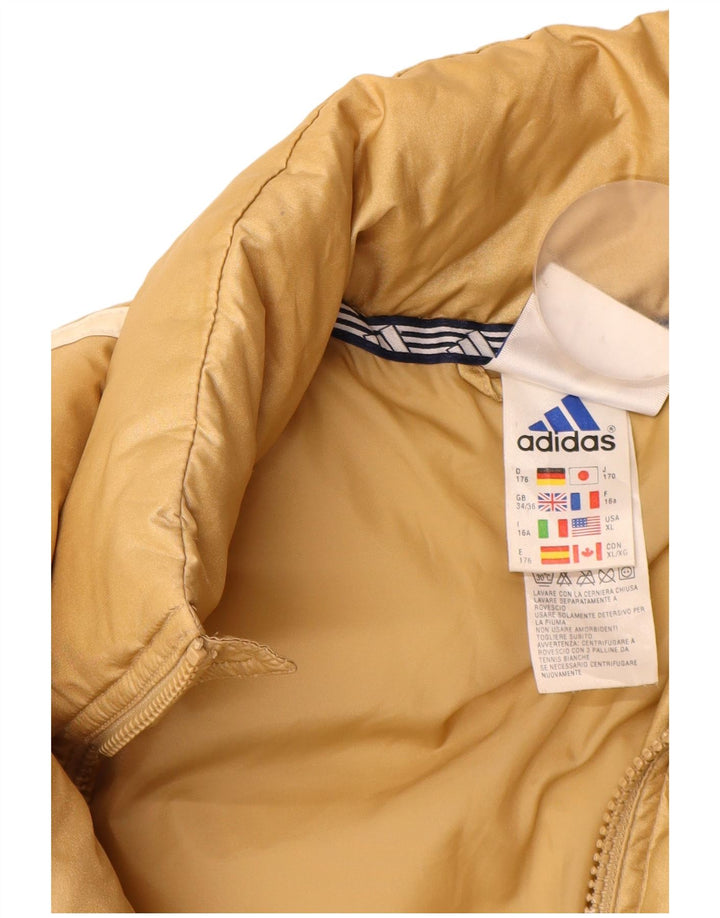 Adidas Chaqueta Acolchada Niño 15-16 Años Amarillo Poliamida
