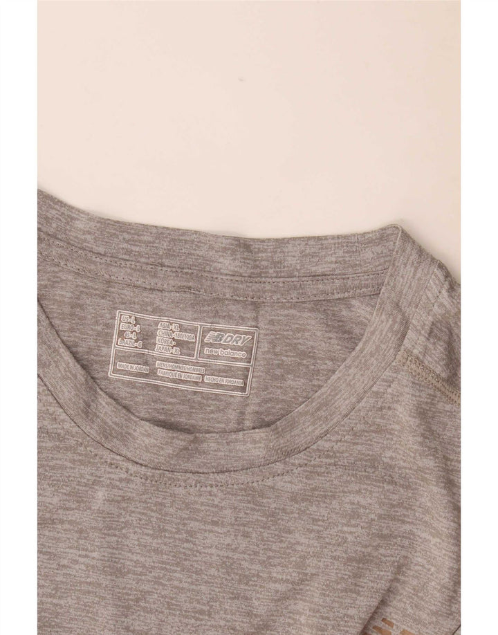 New Balance - Camiseta para hombre, talla grande, color gris moteado