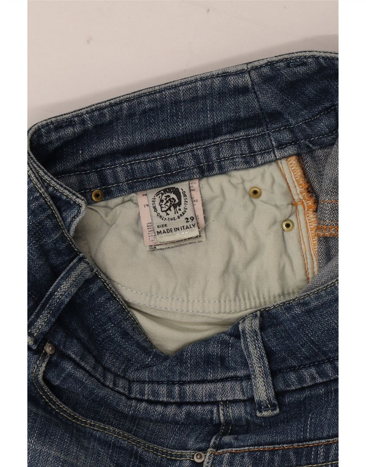 DIESEL Vaqueros Rectos Mujer W29 L30 Azul Algodón