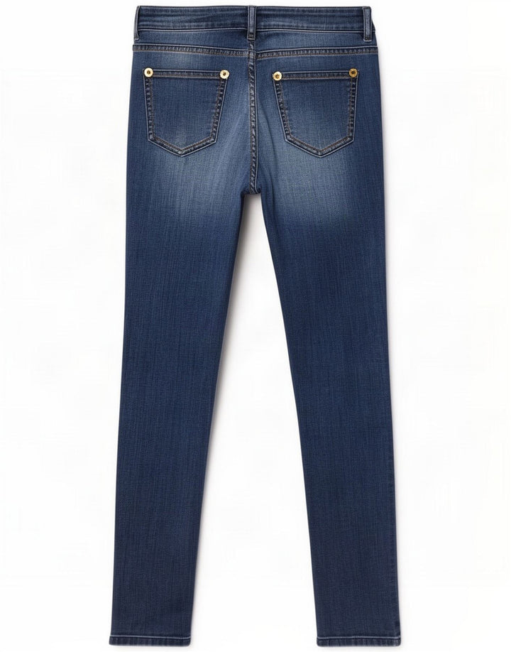 Massimo Dutti Jeans Slim Mujer EU 40 Medium W30 L31 Azul