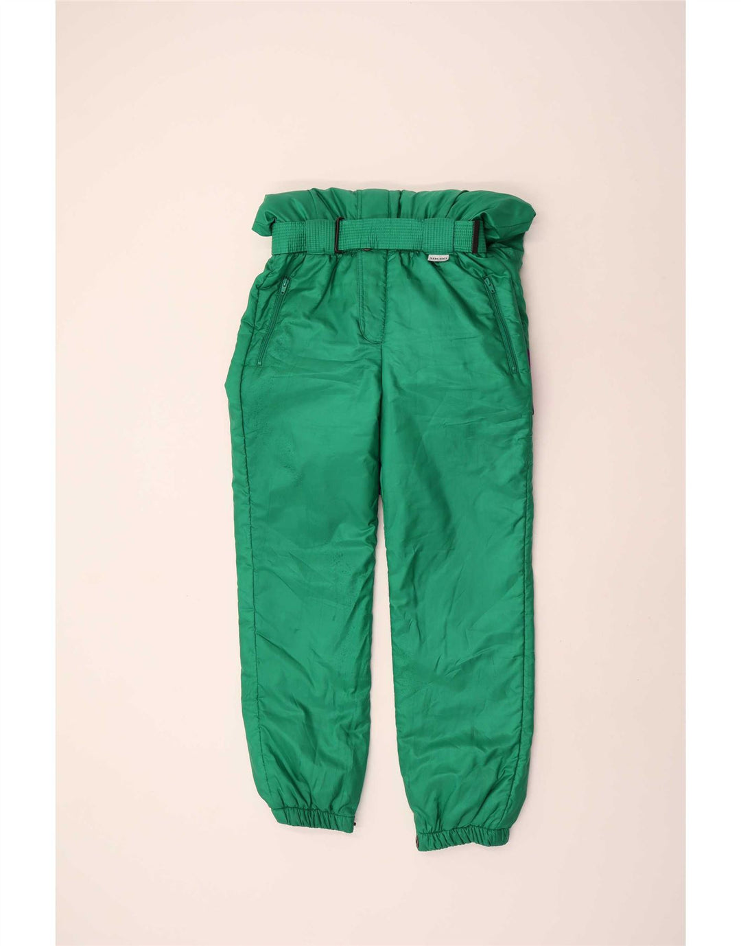Brugi Mono de esquí para mujer IT 48 XL Verde Colorblock Poliéster Retro