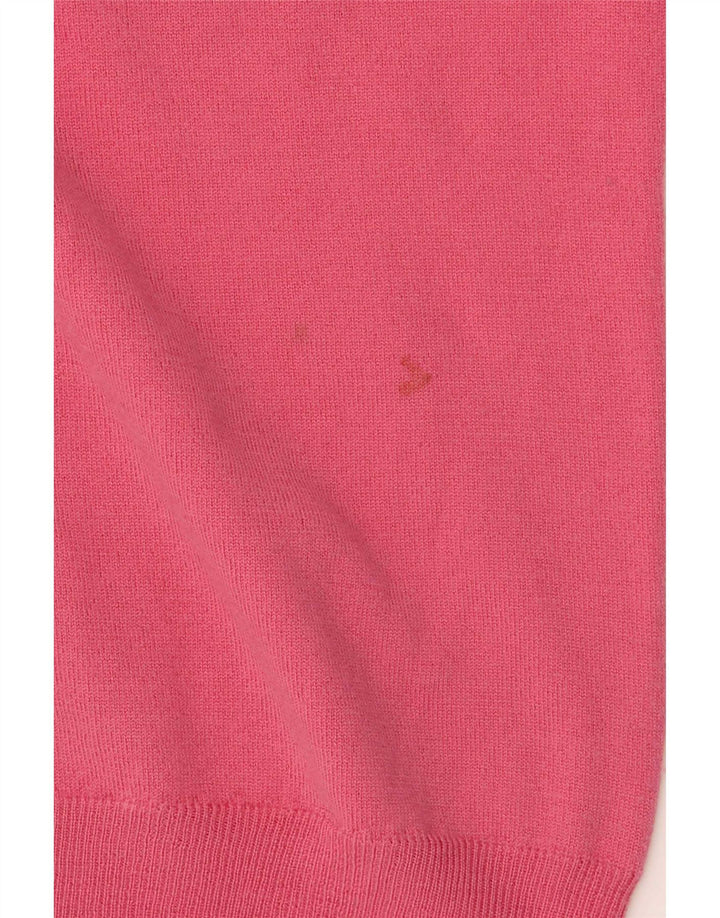 Fred Perry Suéter con Cuello en V para Mujer UK 42 Medium Pink