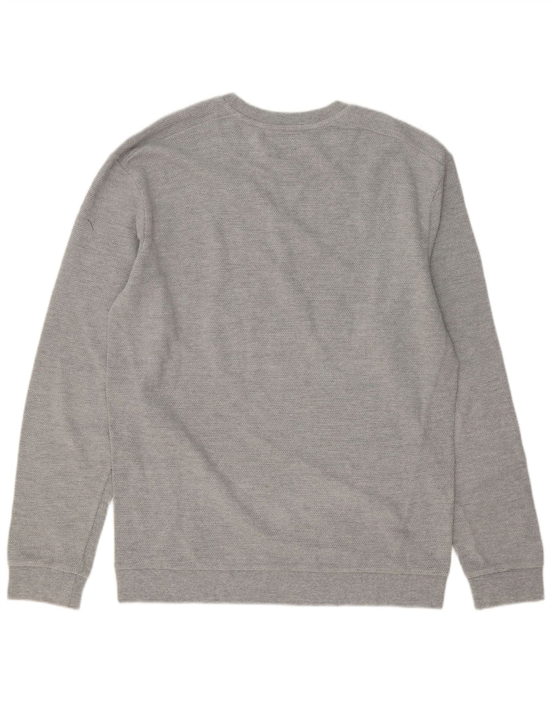 Zara Hombre Jersey Cuello Redondo Jersey XL Gris Algodón