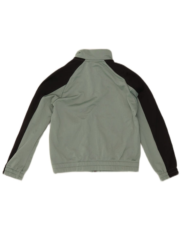 Puma - Chaqueta de chándal gráfica para niños, color verde, 5-6 años