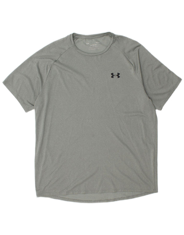 UNDER ARMOUR Camiseta para hombre Top Large Verde Poliéster