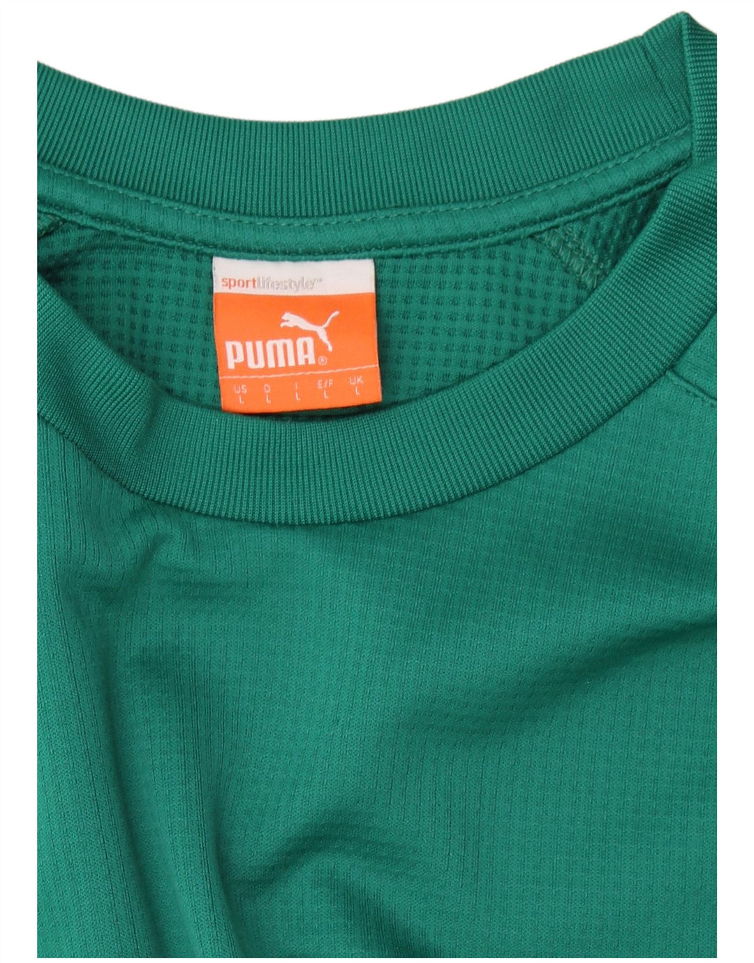 PUMA Sudadera tipo jersey para hombre, tamaño grande, color verde, poliéster