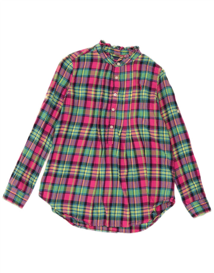 Ralph Lauren Camisa de franela para niña 11-12 años Algodón multicolor