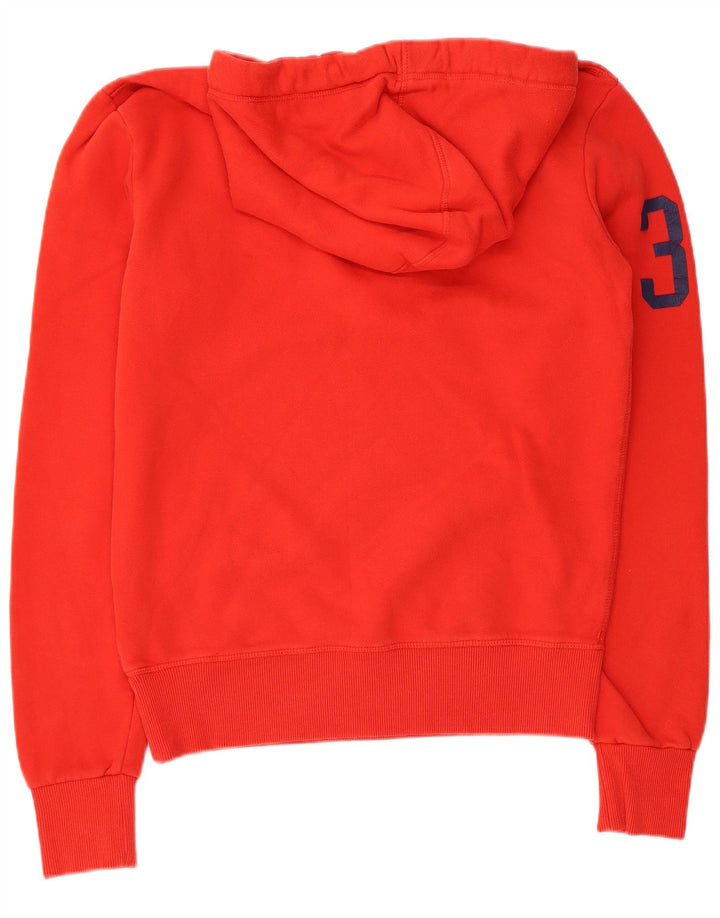 Superdry Jersey con capucha y estampado gráfico para hombre, talla pequeña, de algodón rojo