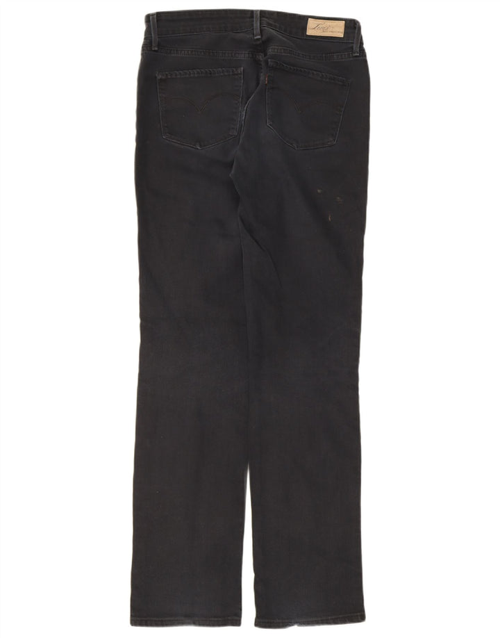 Levi's Vaqueros Rectos Mujer W27 L32 Algodón Negro