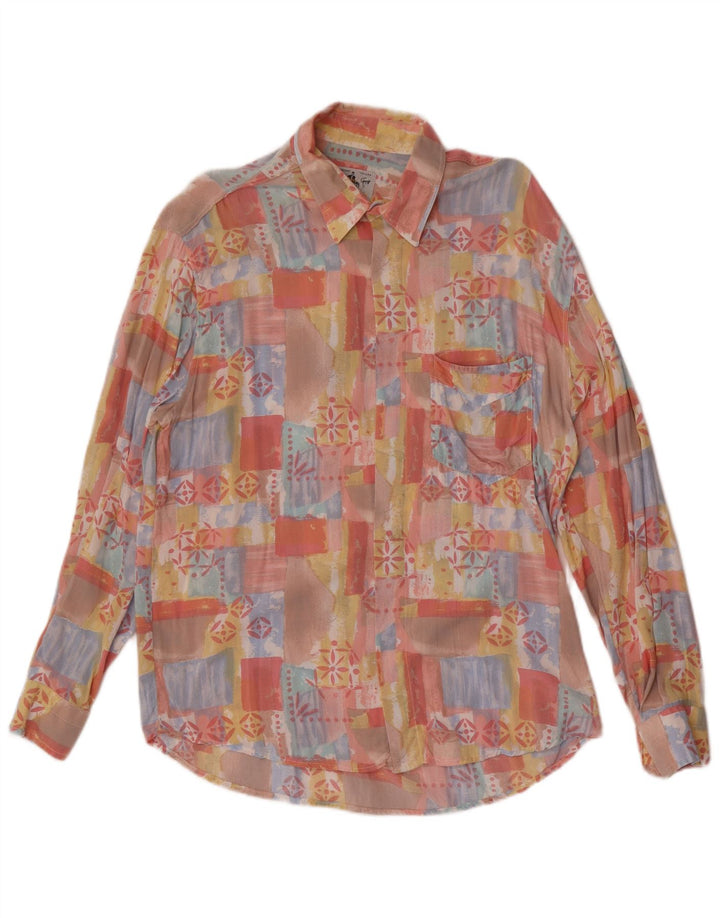 Camisa Azzurra Hombre XL Patchwork Multicolor