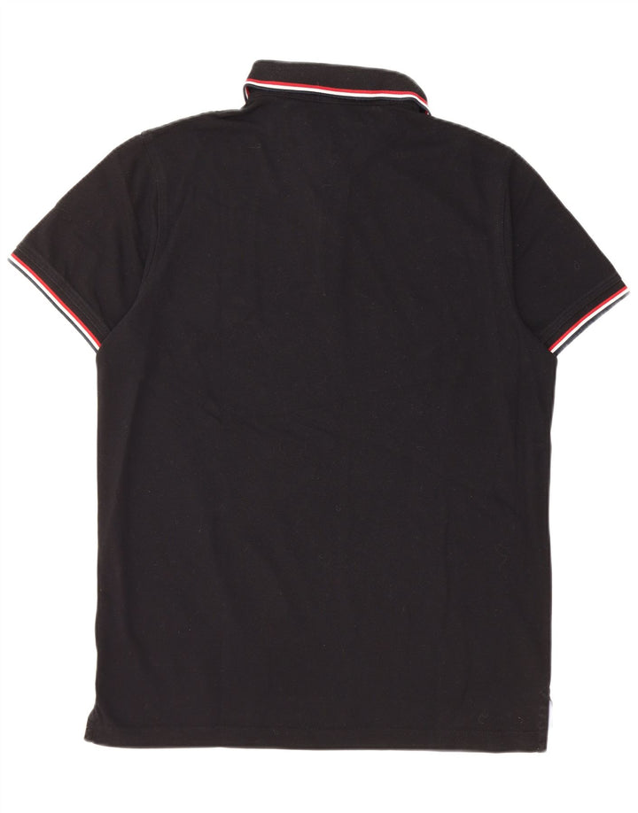 TOMMY HILFIGER Polo Slim Fit para hombre Grande Algodón negro