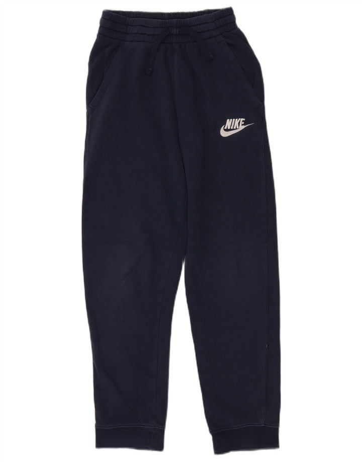NIKE Pantalones de chándal para niños Joggers 12-13 años Grande Azul Marino Algodón