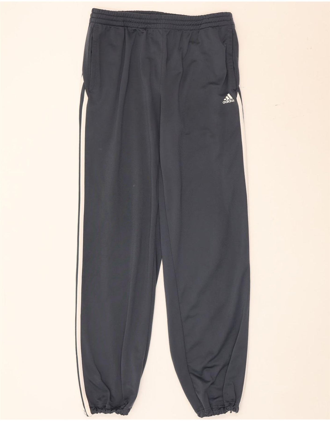 Adidas Hombre Pantalones De Chándal Joggers Gris Medio Poliéster