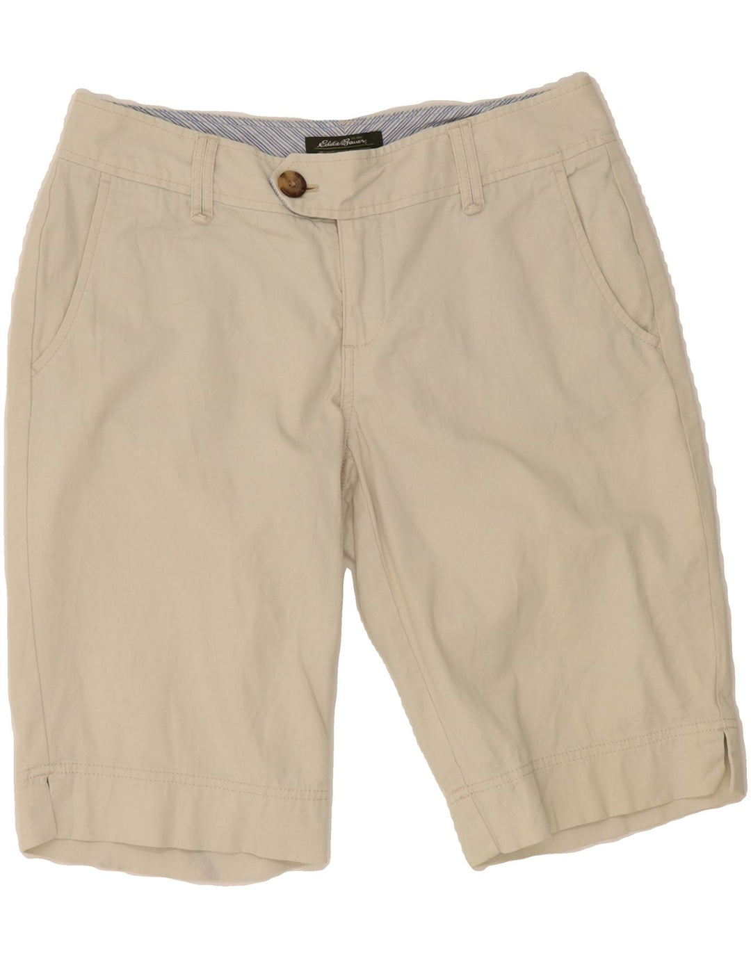EDDIE BAUER Womens Chino Shorts US 4 Small W27 Beige Cotton Vintage Eddie Bauer and Second-Hand Eddie Bauer from Messina Hembry 