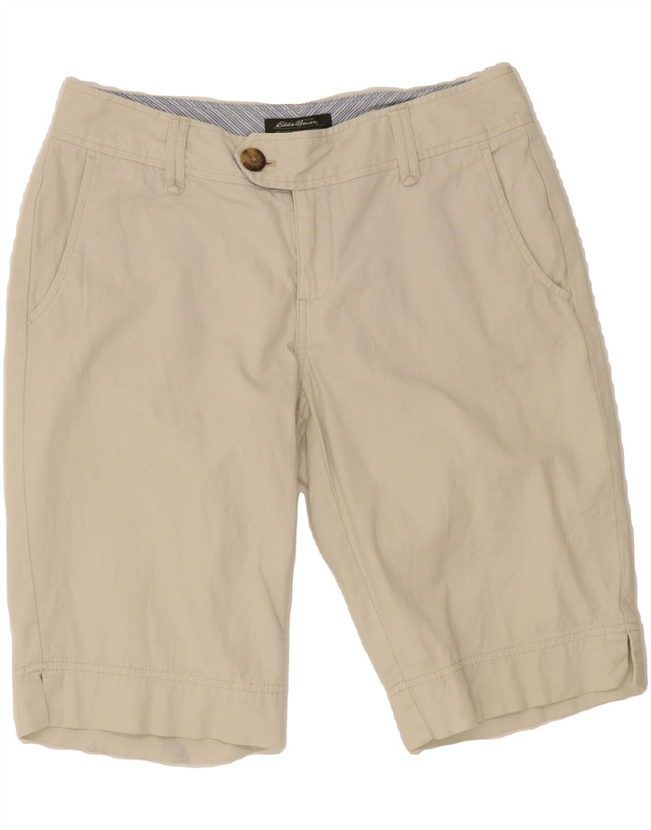 EDDIE BAUER Womens Chino Shorts US 4 Small W27 Beige Cotton Vintage Eddie Bauer and Second-Hand Eddie Bauer from Messina Hembry 