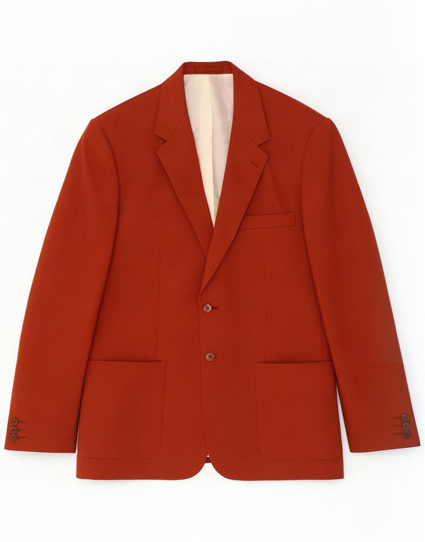 Chaqueta tipo blazer Wellington de 2 botones para hombre UK 48 4XL Marrón Poliéster