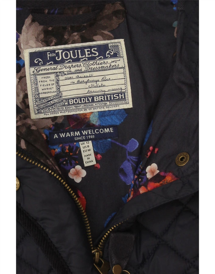 Chaqueta acolchada para mujer Joules UK 12 Medium Azul marino Poliamida