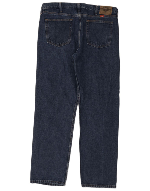 Wrangler Vaqueros rectos de ajuste relajado para hombre W36 L32 Algodón azul