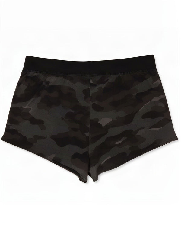 Reebok Pantalones cortos deportivos para mujer UK 12/14 Medium Multicolor Camuflaje