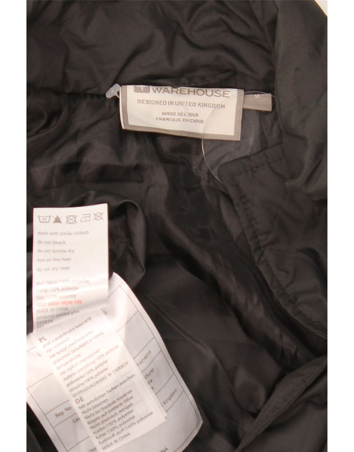 MOUNTAIN WAREHOUSE Chaleco acolchado para hombre UK 38 Mediano Negro Poliéster