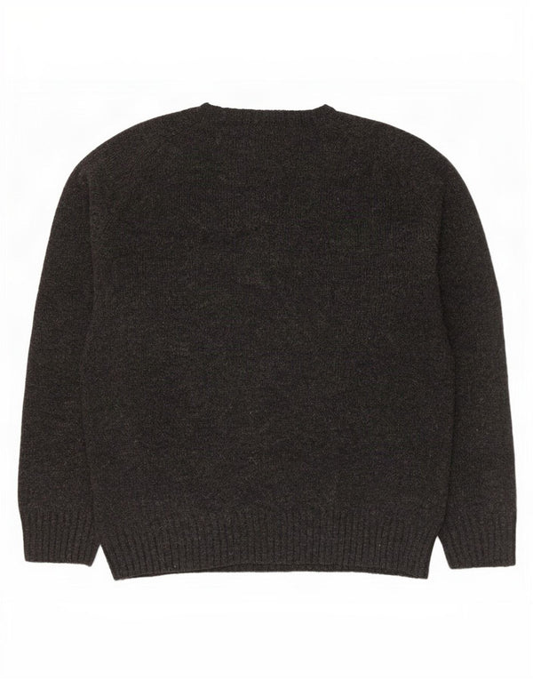 Jersey Kappa Hombre con Cuello Redondo y Lana Gris Grande