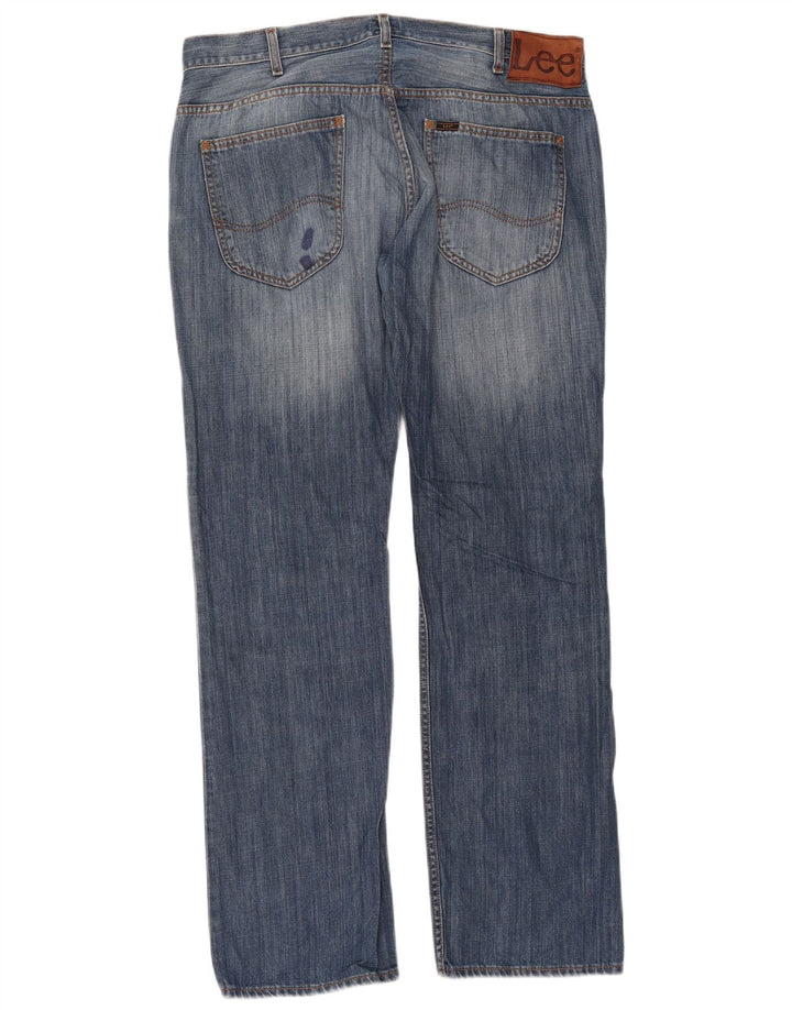 Lee Vaqueros Rectos Knox para Hombre W38 L34 Algodón Azul