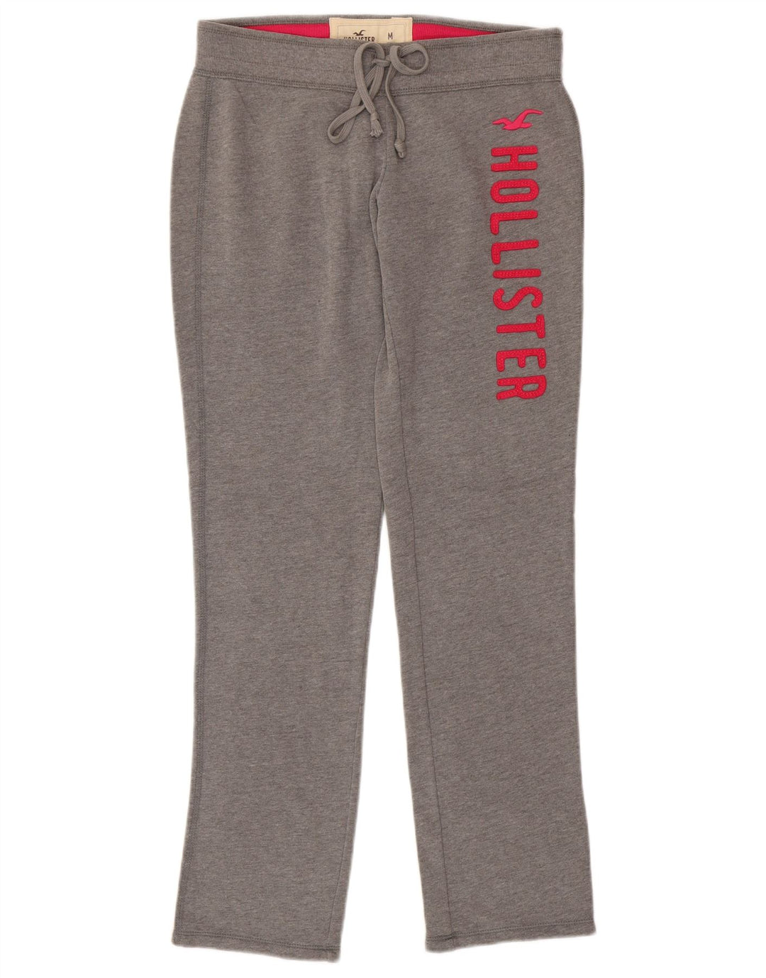 HOLLISTER Pantalones de chándal gráficos para mujer UK 44 Algodón gris medio