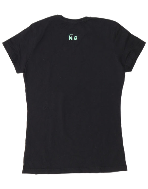 Nike Camiseta para mujer Top UK 12 Medium Negro Algodón