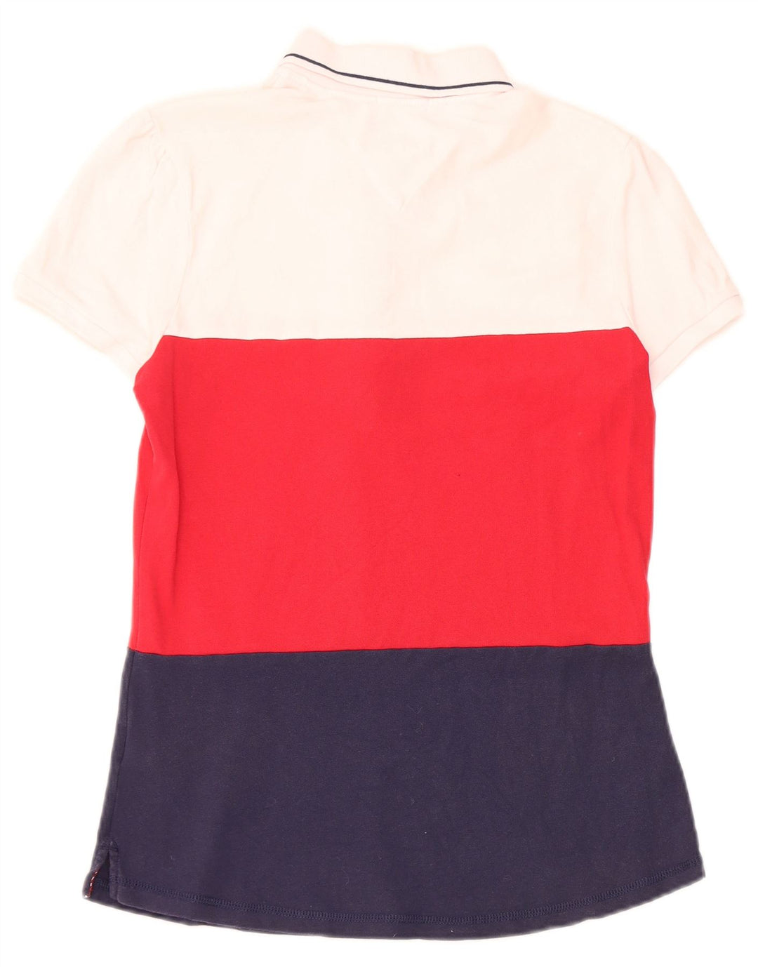 Tommy Hilfiger Polo para mujer UK 12 Medium Multicolor Colorblock