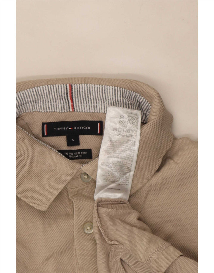 Tommy Hilfiger Polo Regular Fit para Hombre Pequeño Algodón Beige
