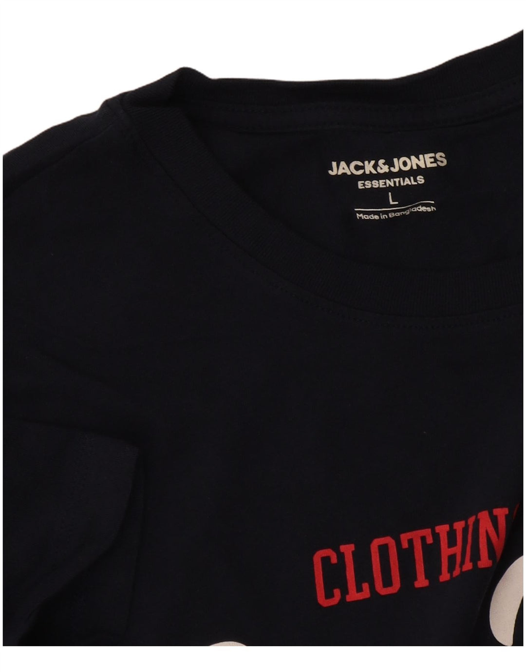 Jack & Jones - Camiseta gráfica para hombre, talla grande, azul marino