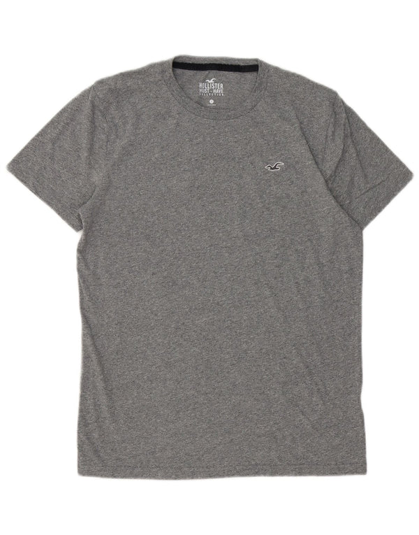 Camiseta Hollister Hombre Top Small Gris Moteado