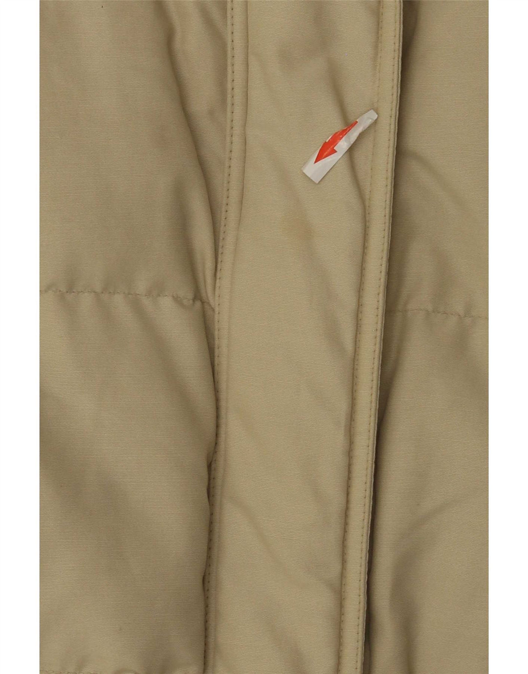 Woolrich Abrigo acolchado extragrande para mujer UK 10 Small Beige Nylon