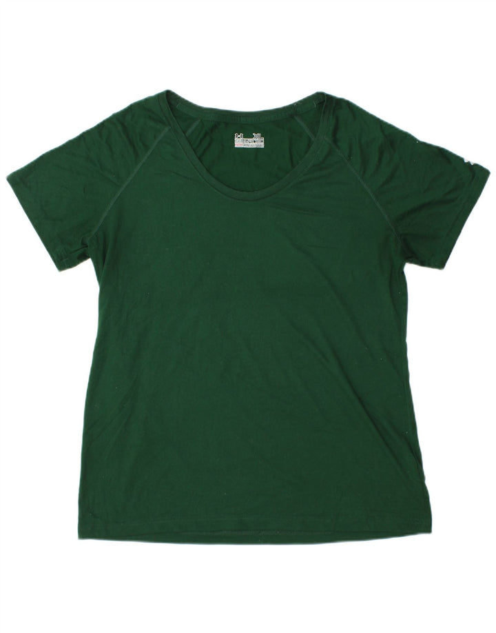 UNDER ARMOUR Camiseta Heat Gear para mujer UK 18 XL Poliéster verde