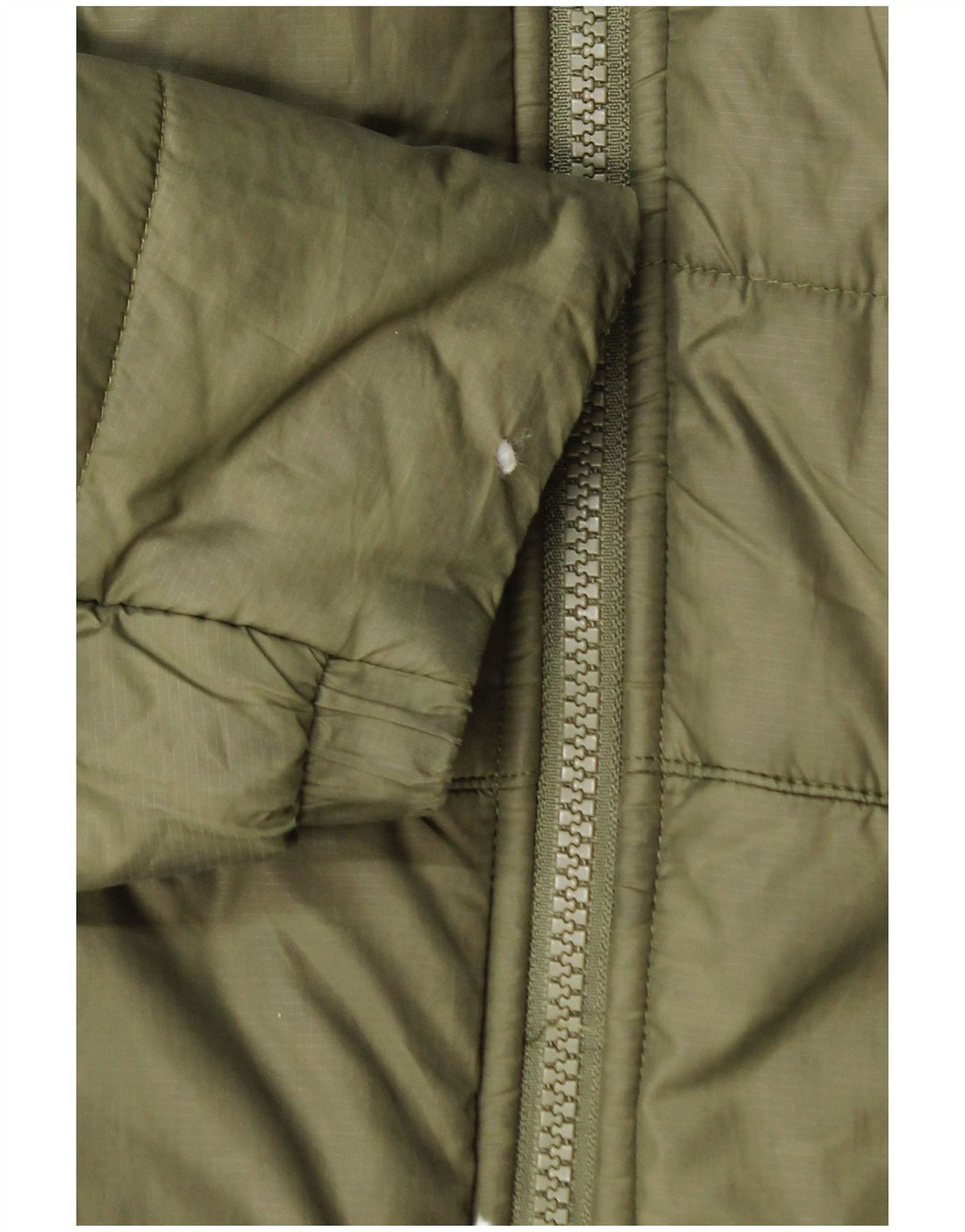 Nike Chaqueta acolchada con capucha para hombre UK 38 Medium Caqui Poliéster