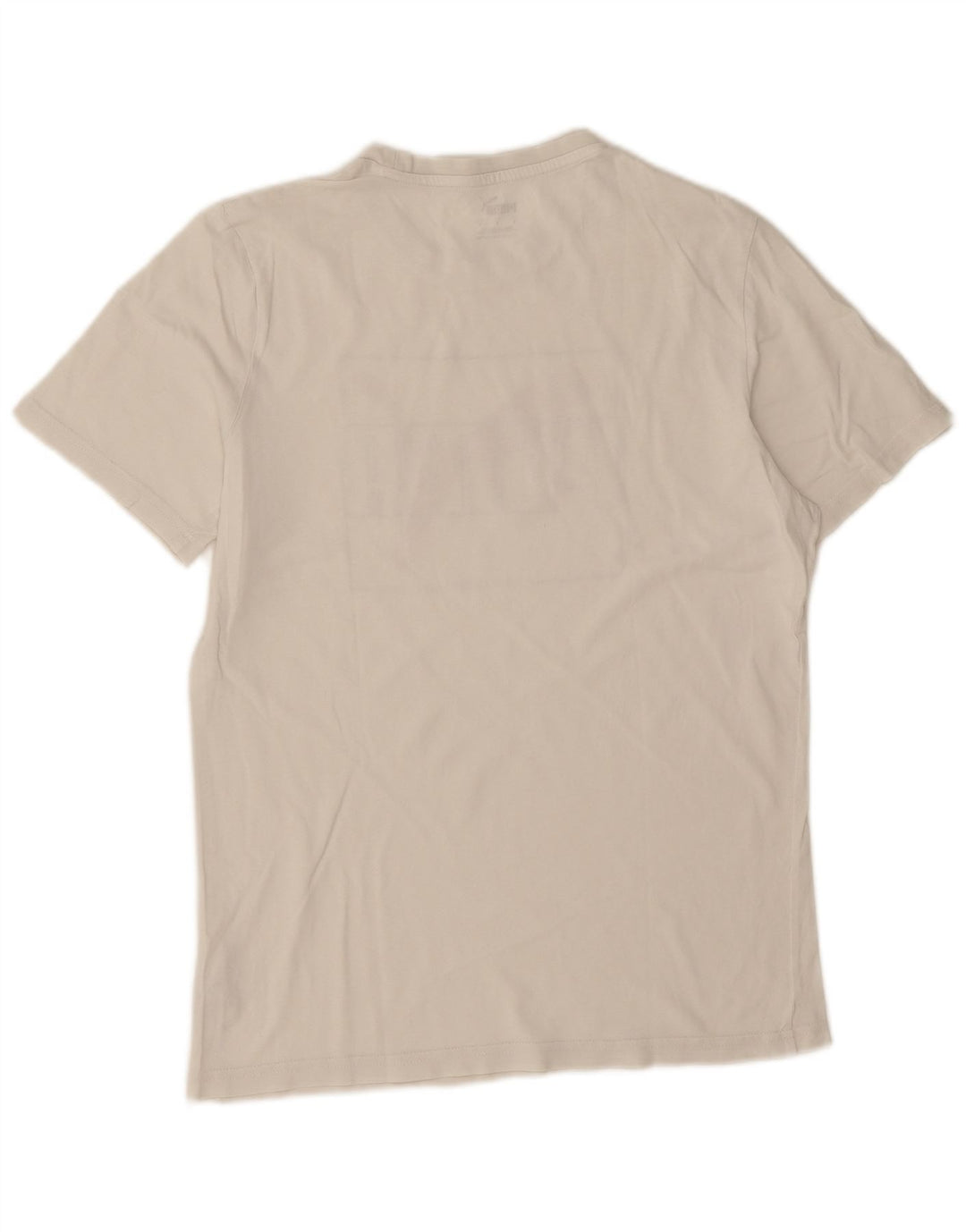 Puma Camiseta gráfica para hombre Top Small White Cotton