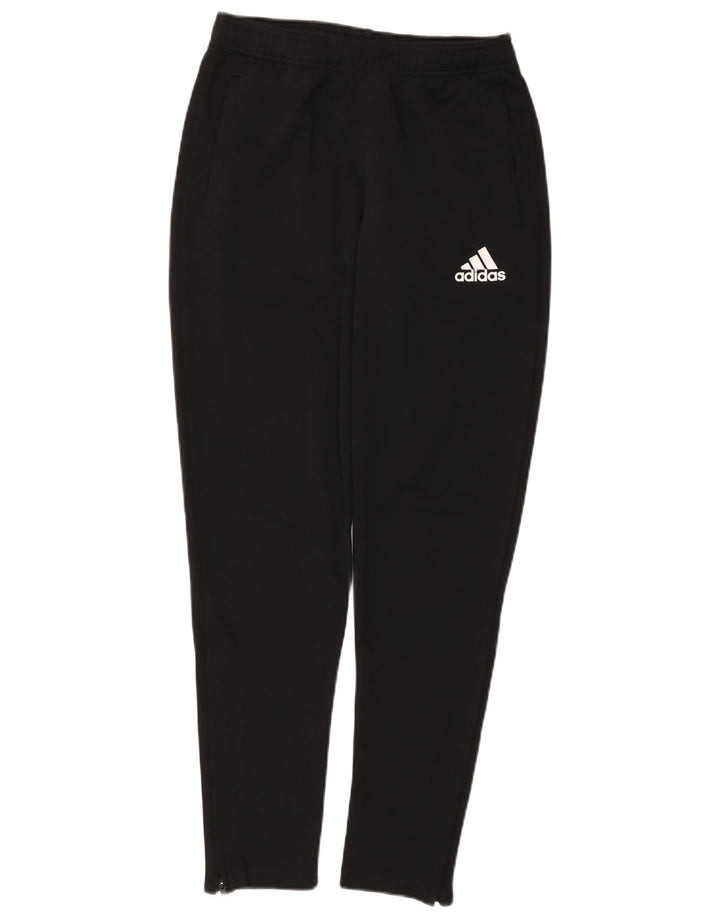 ADIDAS Hombre Climalite Chándal Pantalones Pequeños Poliéster Negro