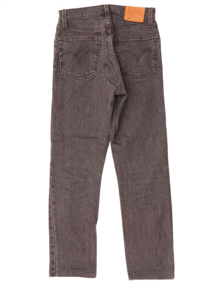 Vaqueros Levi's Mujer 501 Rectos W24 L28 Algodón Gris
