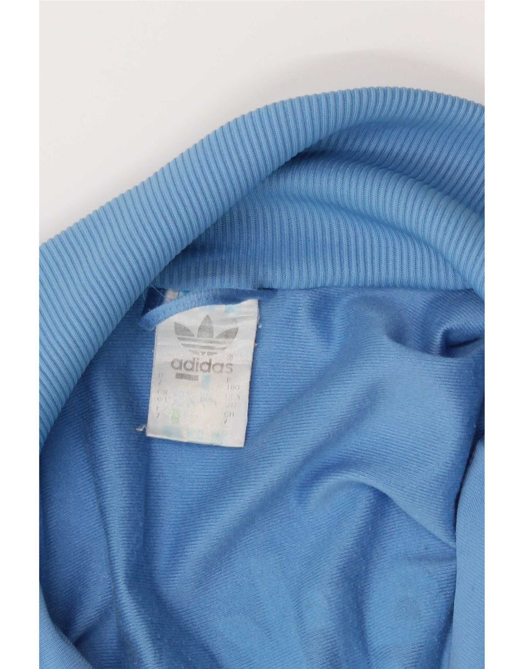 Adidas Hombre Chaqueta De Chándal Con Estampado Gráfico Poliéster Color Block Azul Medio