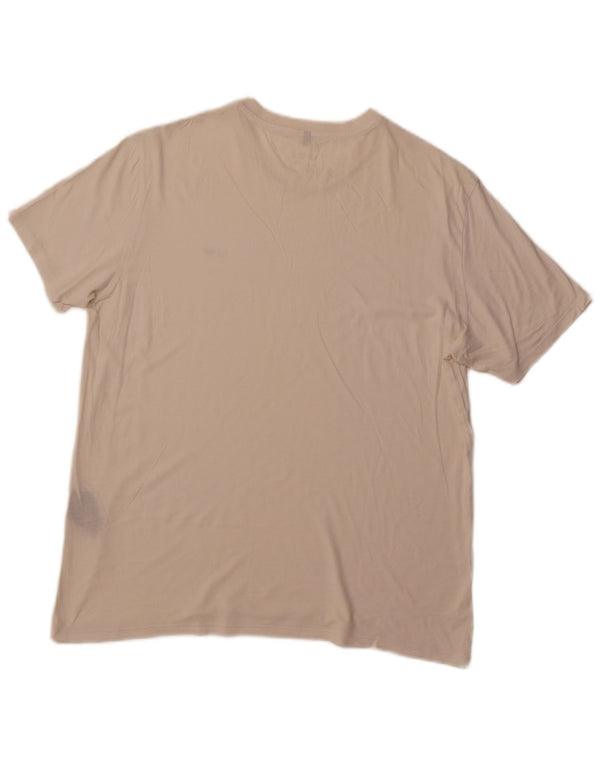 ARMANI JEANS Camiseta Hombre Top XL Blanco Algodón