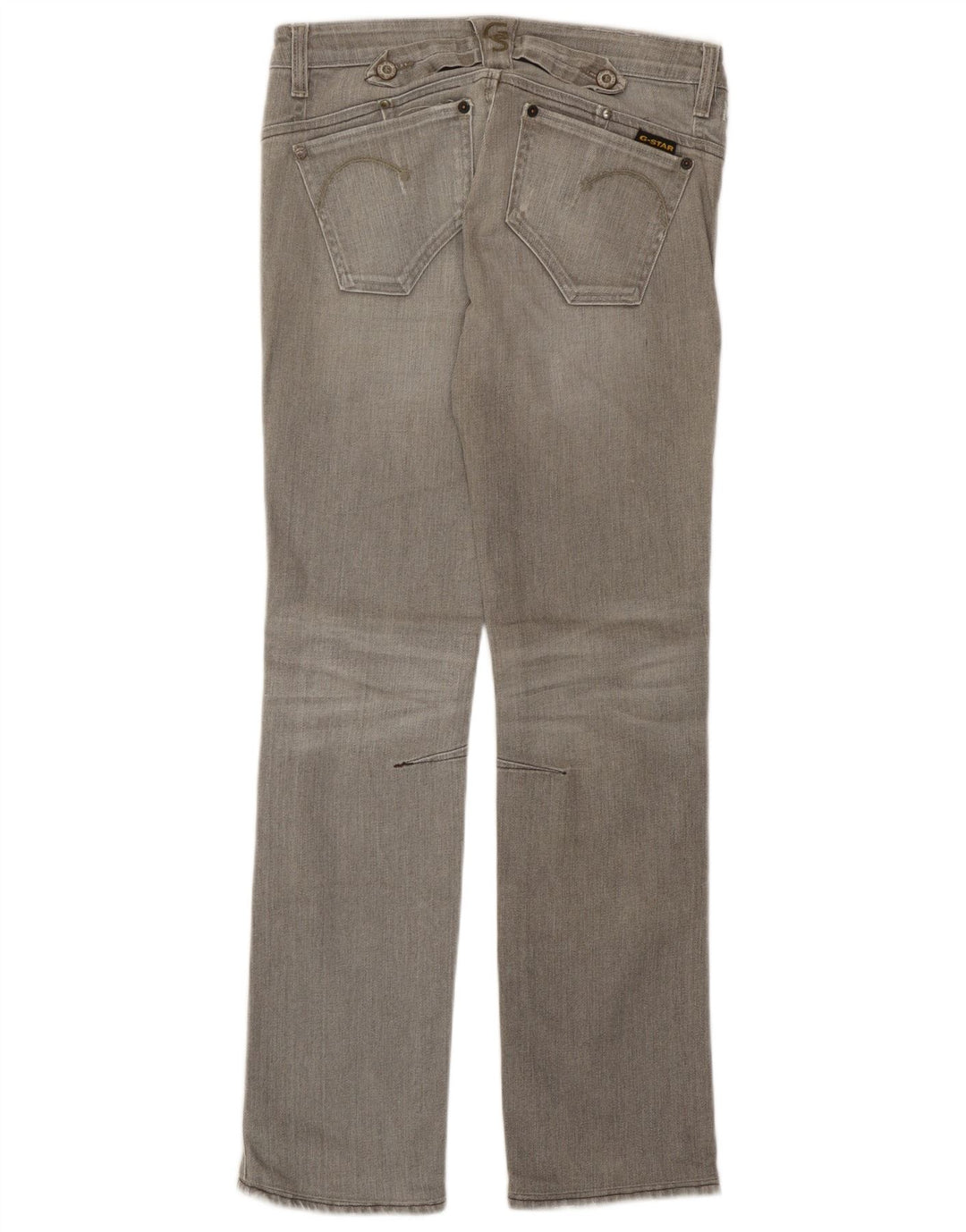 Vaqueros ajustados para mujer G-Star W26 L29 Algodón gris